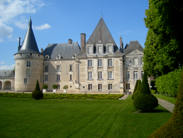 Castle Park and Gardens of Azay-le-Ferron, France